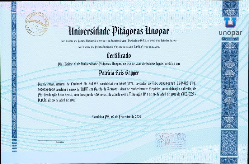 Comprar diploma Pitágoras