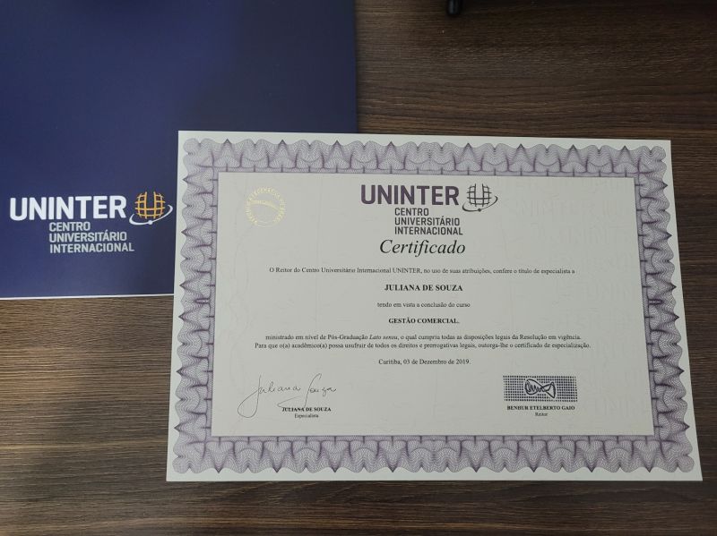 Comprar diploma UNINTER