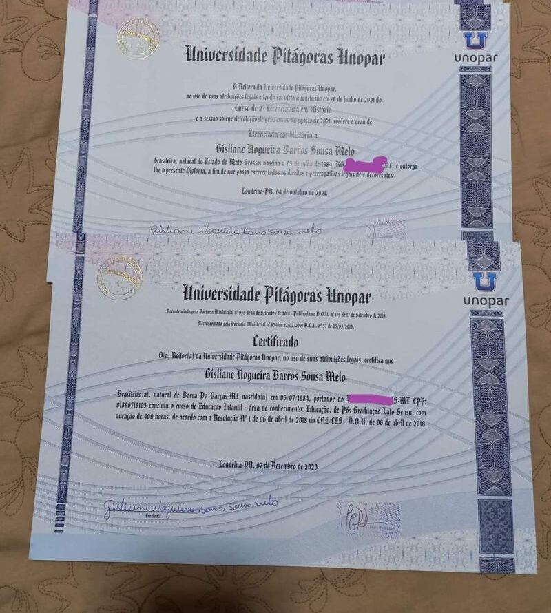 Comprar diploma Unopar