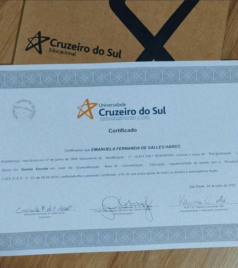 Comprar diploma Cruzeiro do Sul