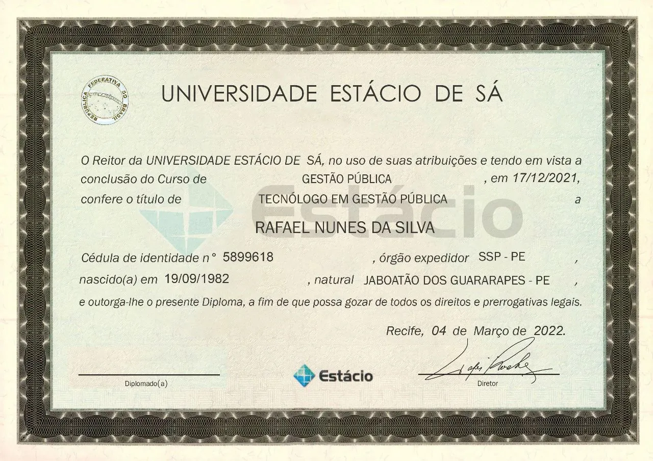 Comprar Diploma Estácio 