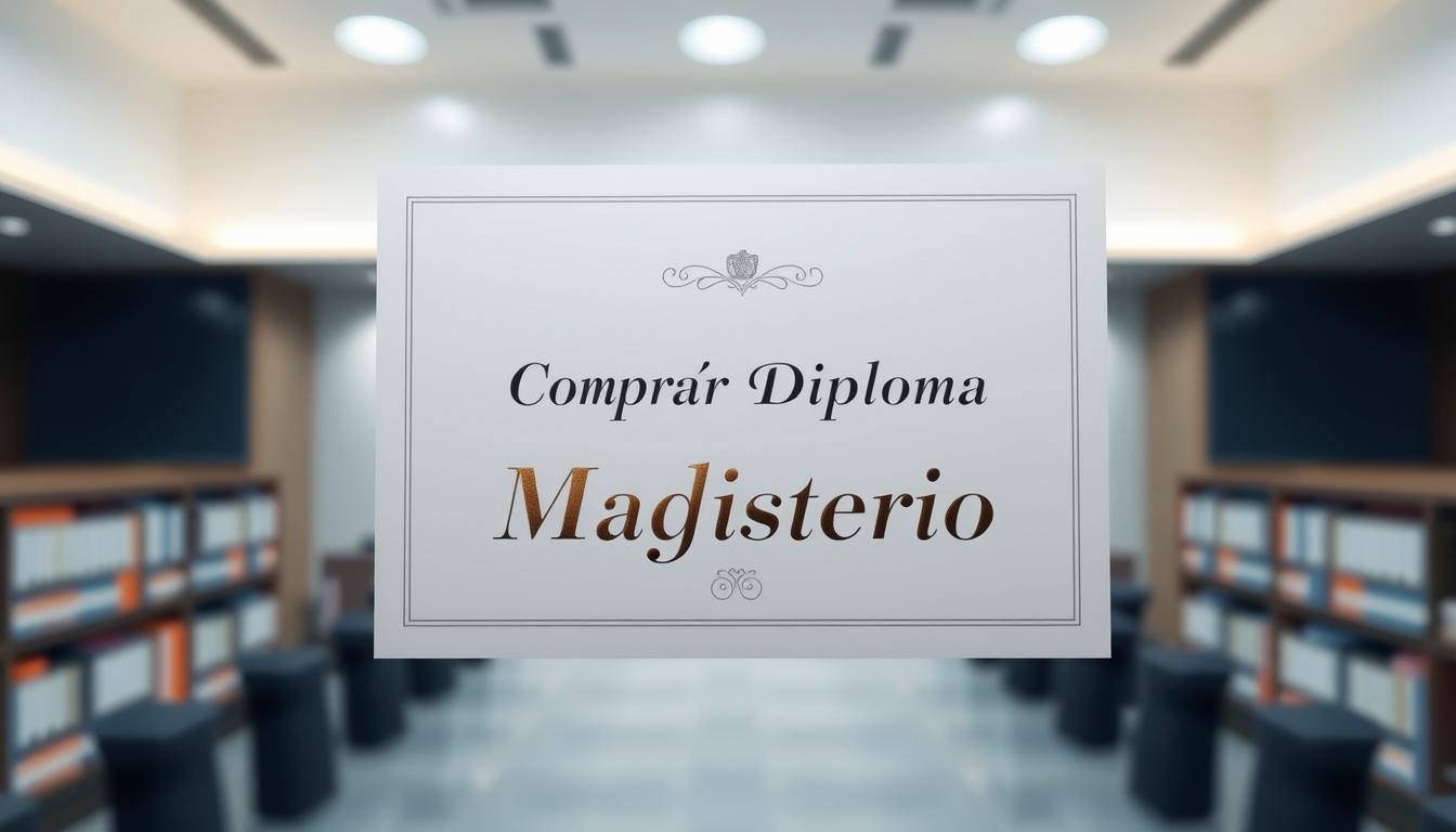 Comprar Diploma de Magisterio