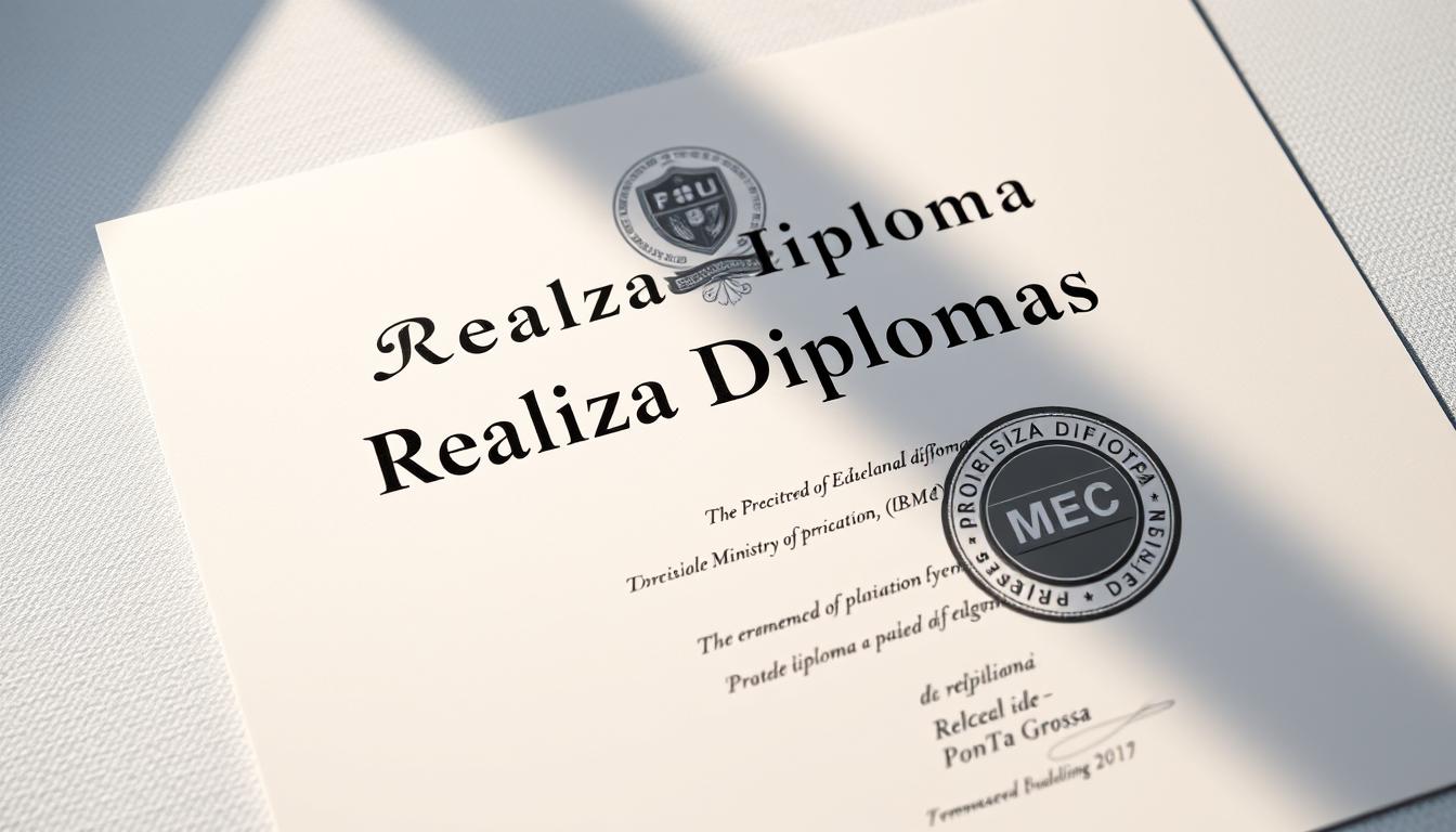 Comprar Diploma Ponta Grossa Registrado no MEC