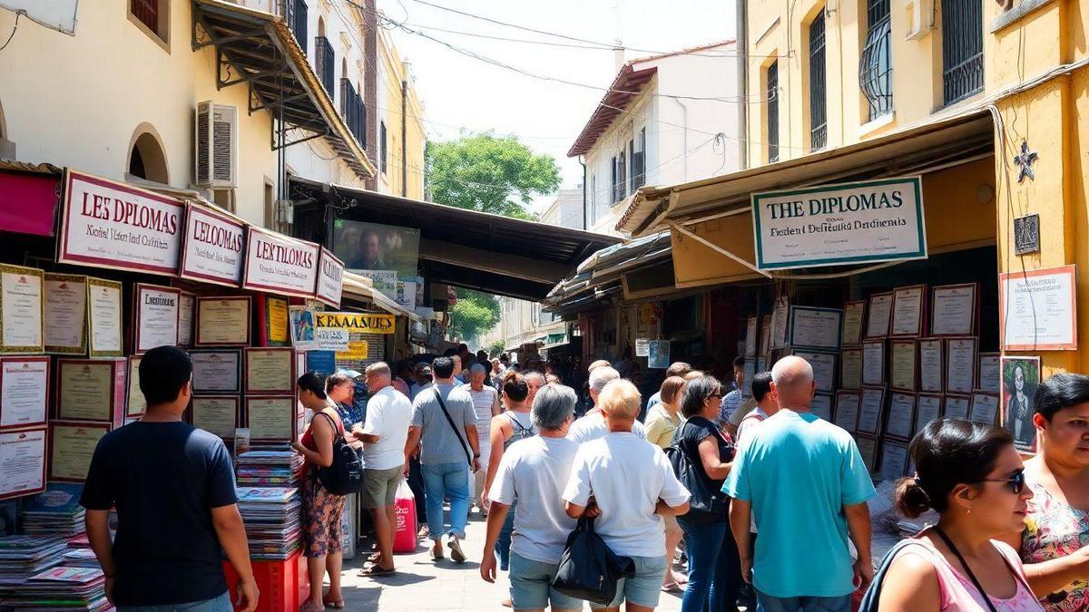 O Mercado de Venda de Diplomas Juazeiro
